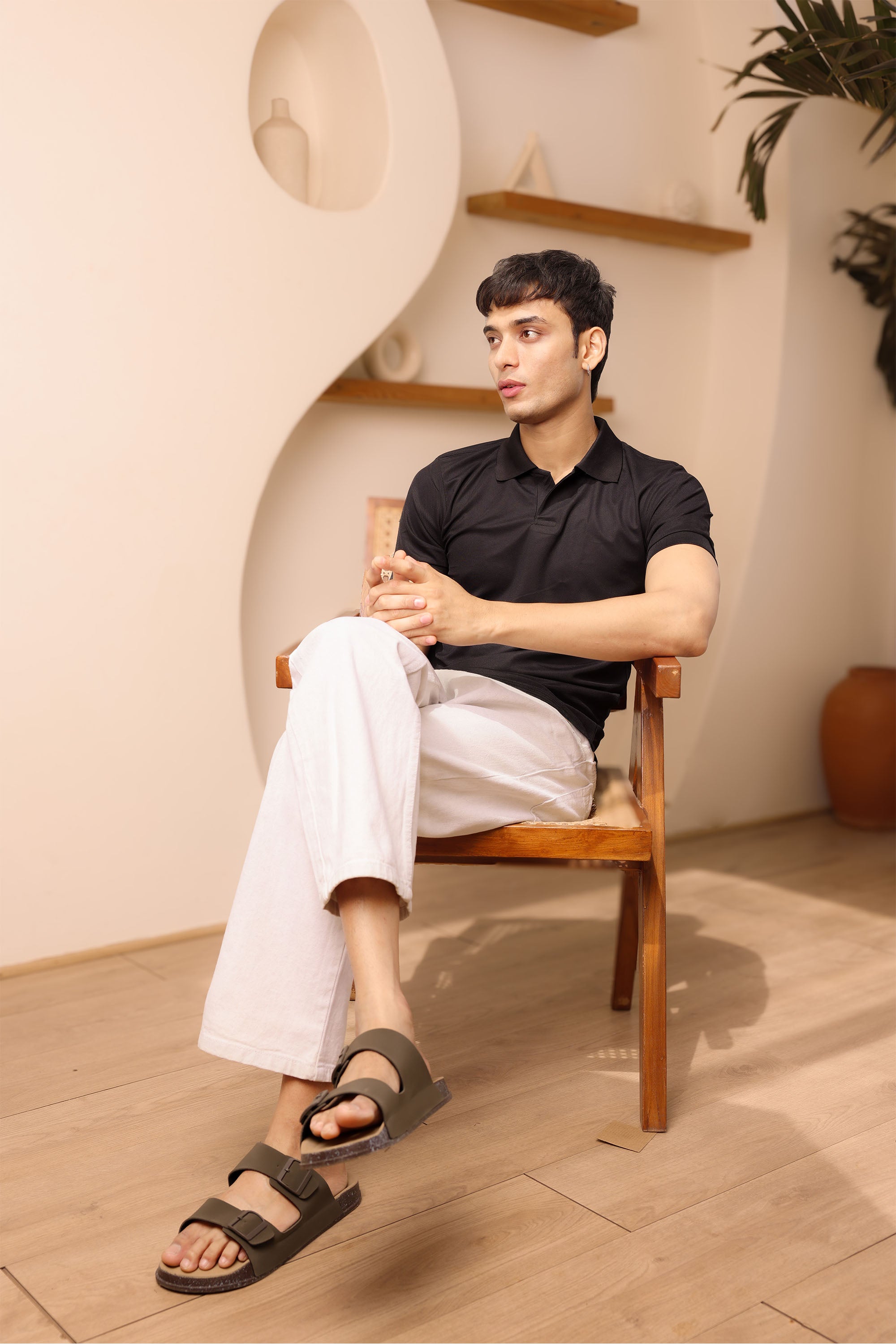 Classic Black Polo T-shirt