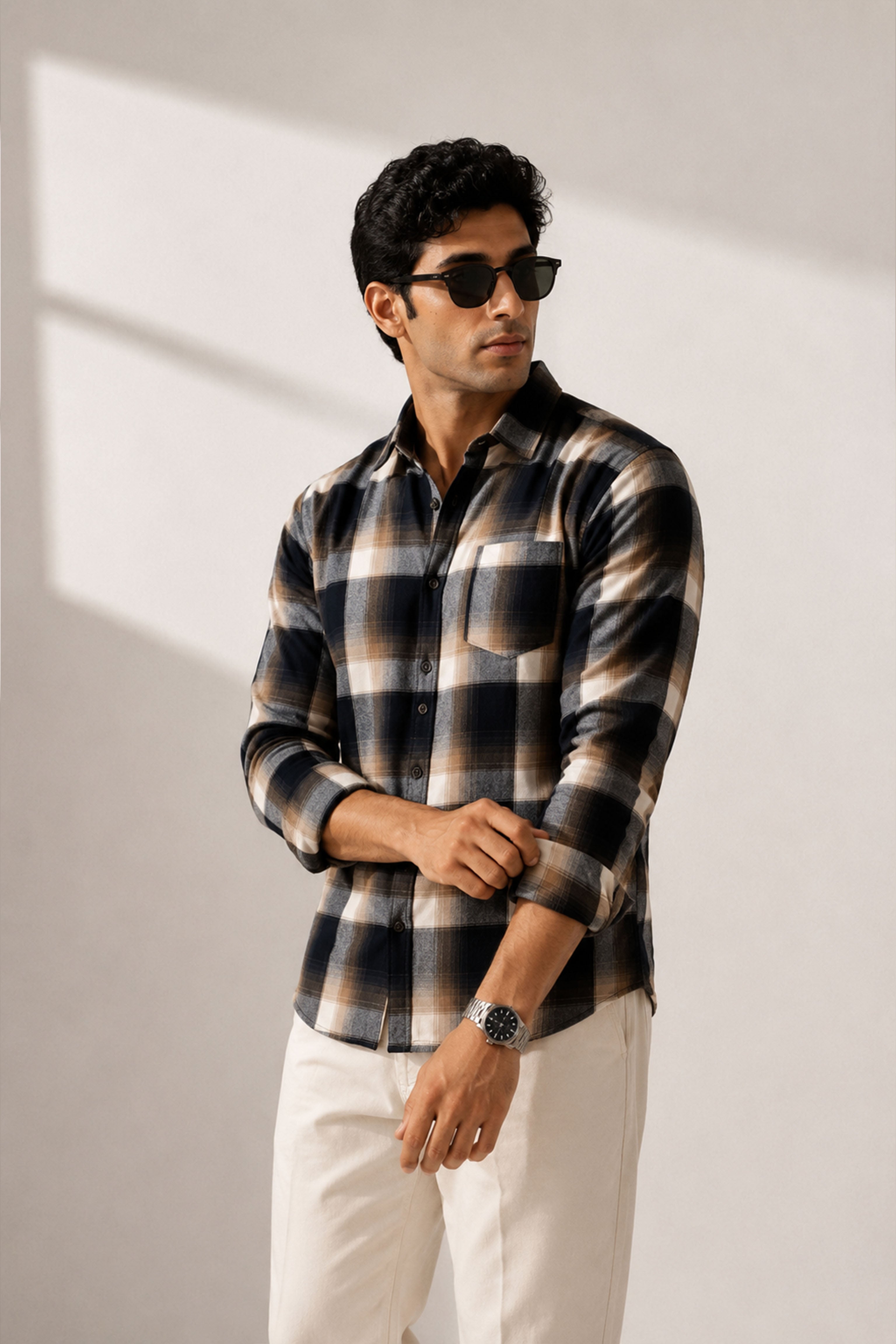 Boxy Fit Oversize Shirt Green