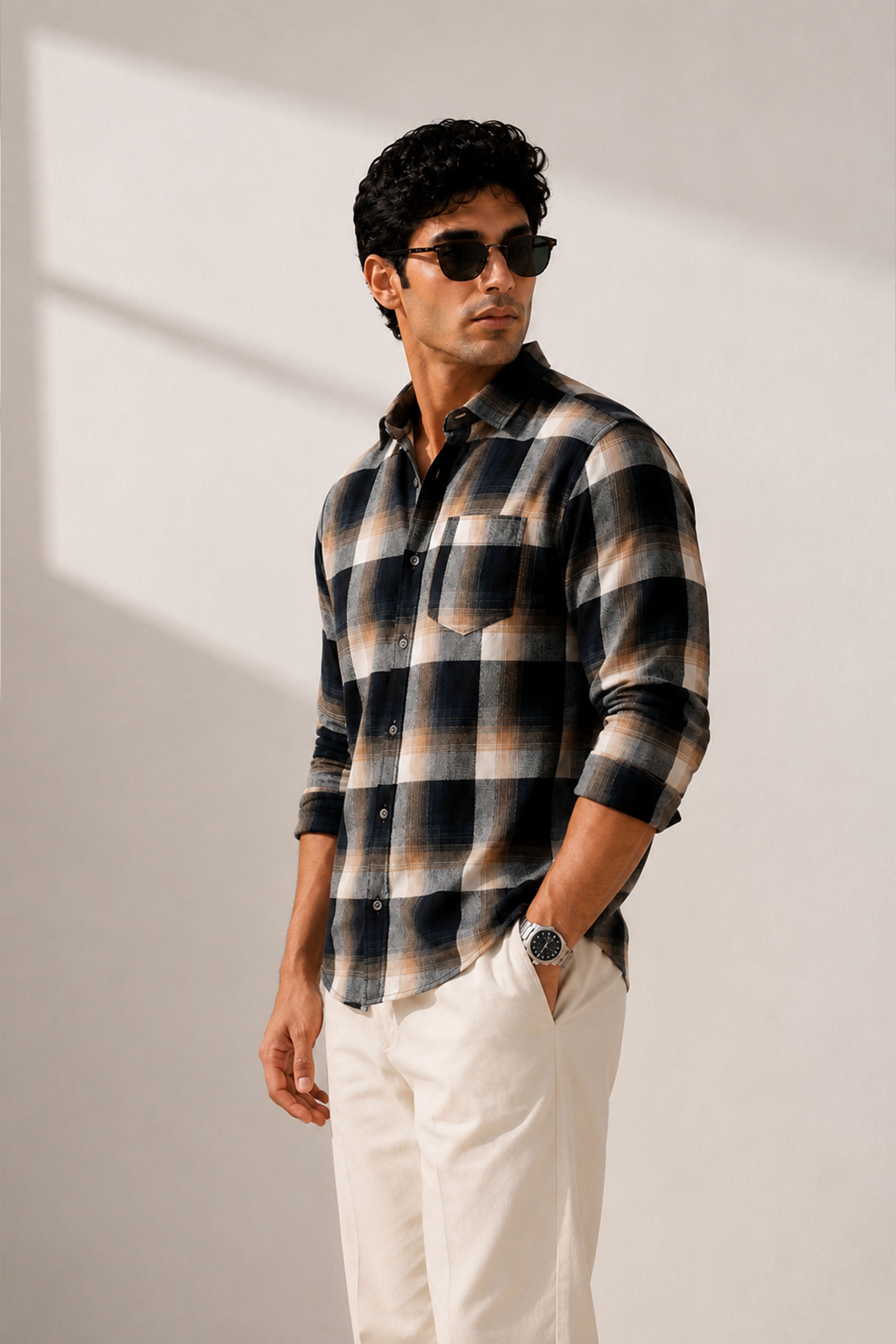 Boxy Fit Oversize Shirt Green