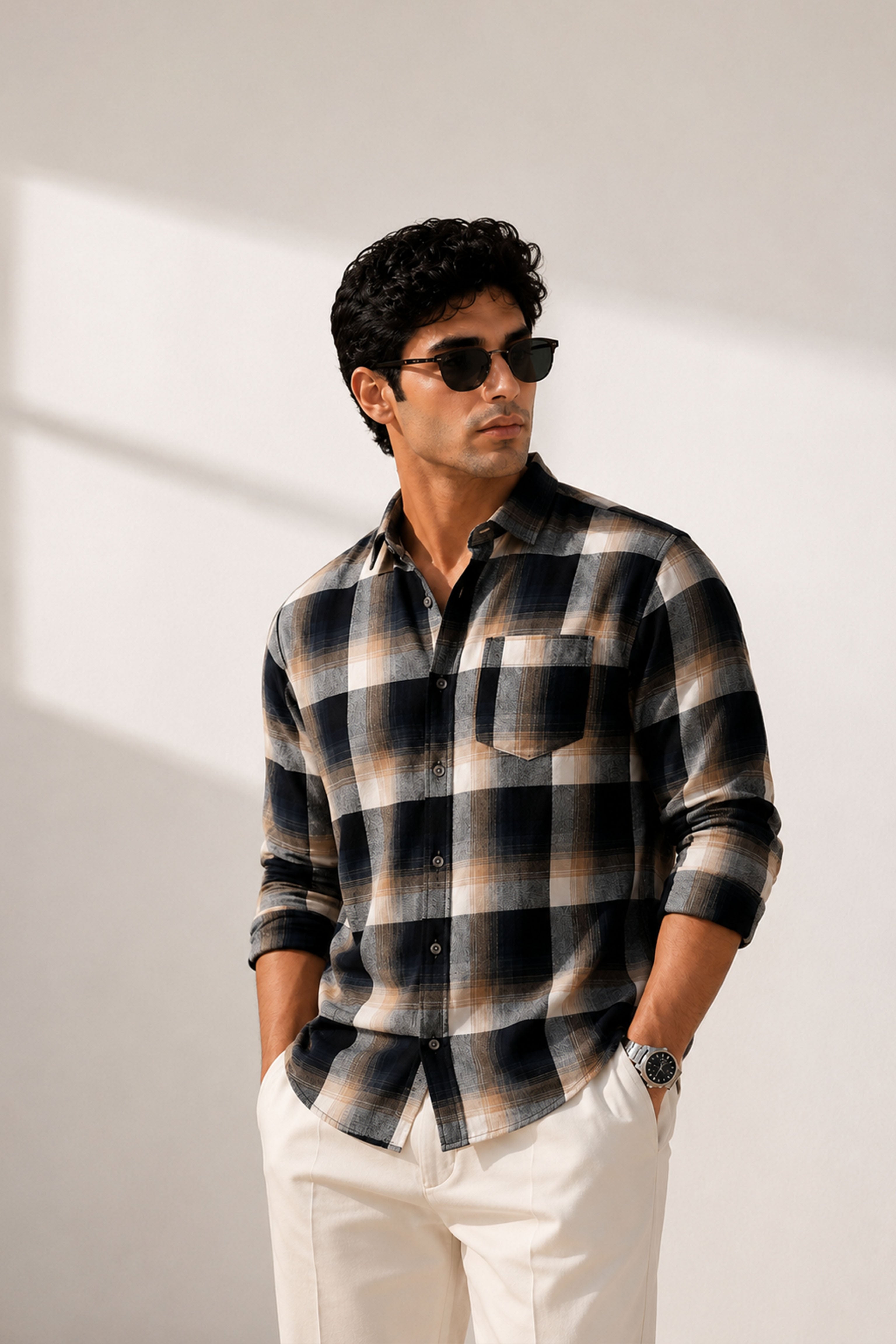 Boxy Fit Oversize Shirt Green