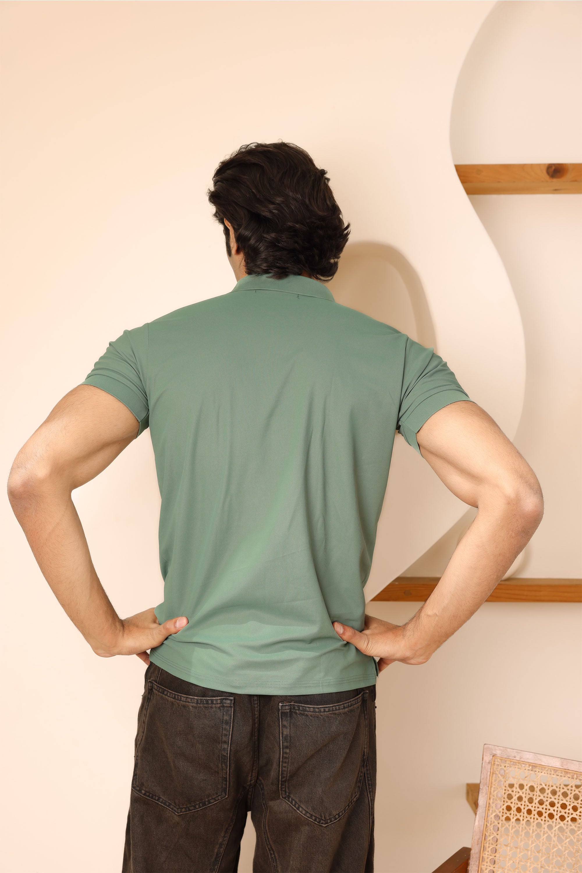 Classic Olive Polo T-shirt