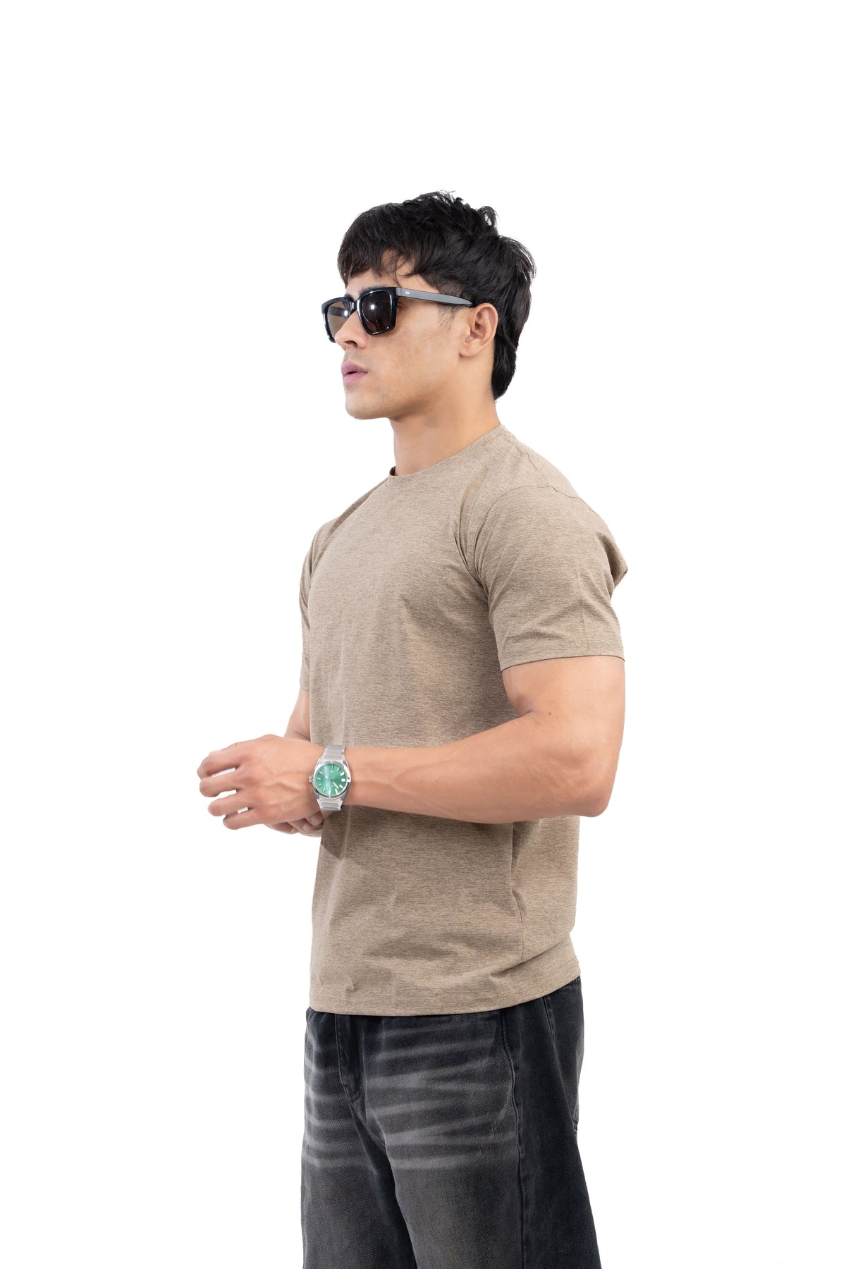 Fragrance Fuel Regular Fit T-Shirt Beige
